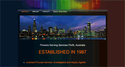 Desktop Screenshot of processservinginvestigations.com